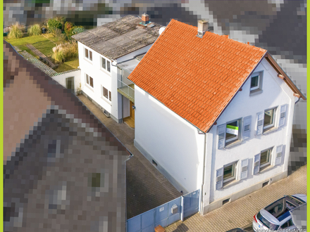 Anwesen mit 2 Doppelhaushälften & viel Potential im Zentrum von Mörfelden-Walldorf