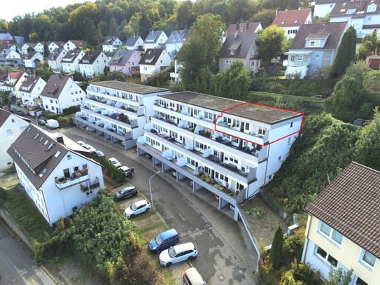 Schöne Penthouse-Wohnung mit herrlichem Blick