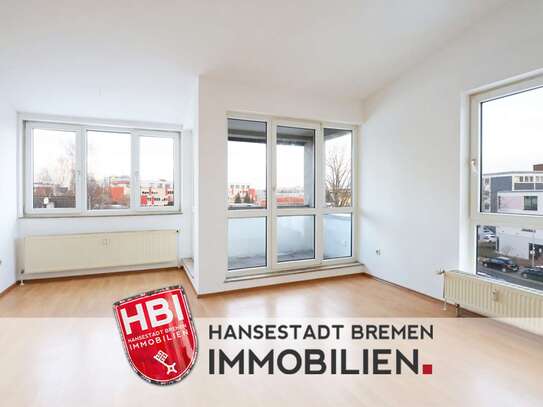 Hastedt / Helle Dachgeschosswohnung mit Loggia