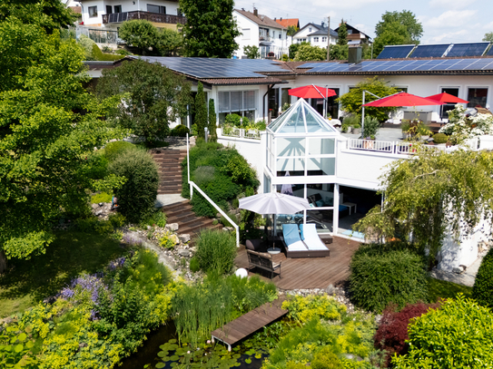 Urlaubsfeeling Zuhause - Einfamilienhaus mit Wellnessbereich in Kötz