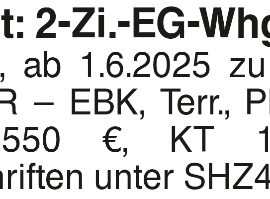 Oberrot: 2 # Zi.-EG-Wohnung