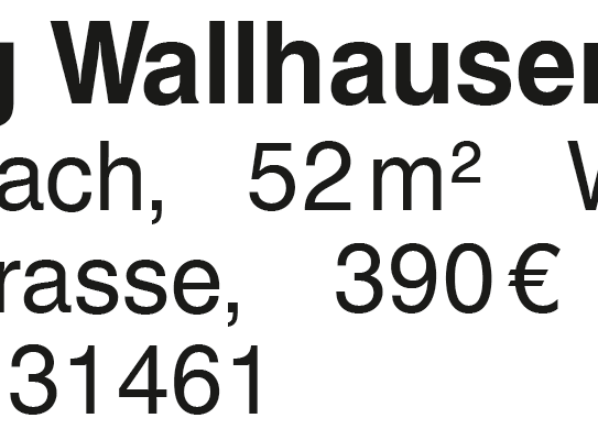 3 Zi Whg Wallhausen