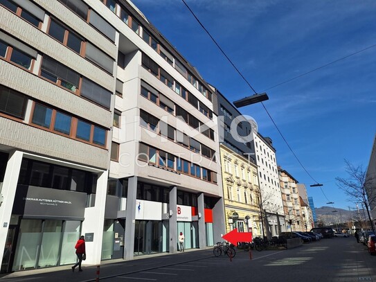 Großzügige Geschäftsfläche mit ca. 849 m² Nutzfläche in Linzer Zentrumslage zu vermieten!