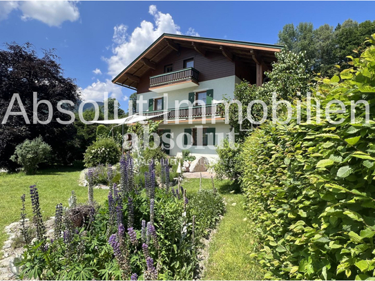 Besondere Immobilie auf der Sonnenseite von Zell am See! 1.308 m² Grund mit Altbestand am Taleingang