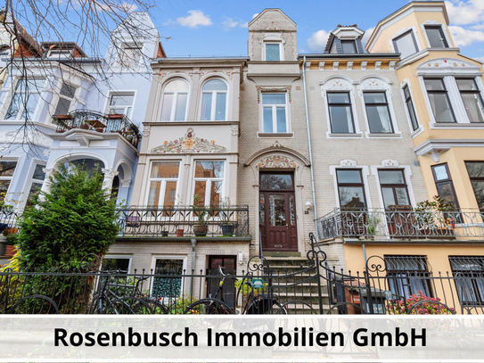 Traum Maisonette-Wohnung mit Garten im Altbremer Jugendstil-Haus