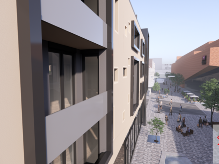 Super-zentrale 4-Zimmer-Neubau-Wohnung!