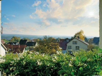 Ausblick bis zu den Alpen