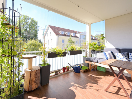 3-Zi-Wohnung mit Balkon, Aufzug, TG-Platz & Geothermie