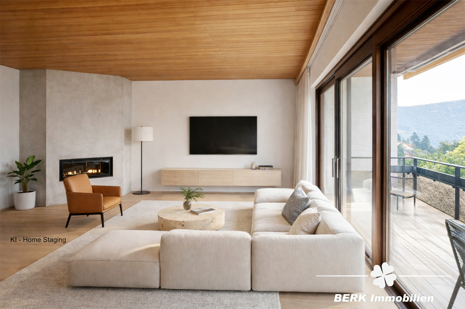 Immobilie in Laudenbach - BERK Immobilien - Mehr als nur eine ETW in Laudenbach - Garten, Ausbaufläche, einzigartiger Ausblick - Bild 0