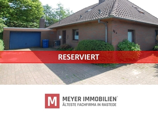 Geräumiger Bungalow auf einem ruhig gelegenem Hintergrundstück in Rastede (Obj.-Nr.: 6458)