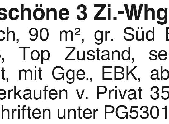 Sehr schöne 3 Zi.-Whg. in