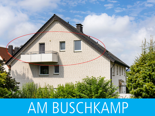 Moderne DG-Wohnung mit Stellplatz, Balkon und tollem Blick ins Grüne!