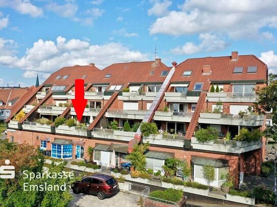 Lingen - Innenstadt: Vermietete Terrassenwohnung mit Tiefgaragenstellplatz