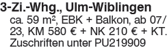 3-Zi.-Whg., Ulm-Wiblingen