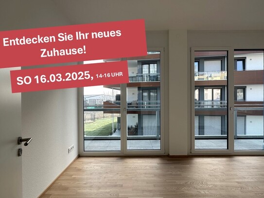 HELLE 2-ZIMMER WOHNUNG IM 2. OG MIT GROSSER TERRASSE IN LANGENAU