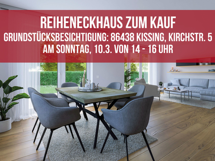 REIHENECKHAUS ZUM KAUF: Grundstücksbesichtigung in Kissing, Kirchstr. 5 - am So. 10.3 um 14-16 Uhr