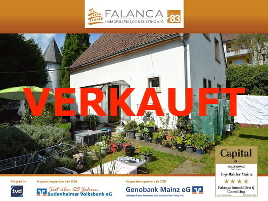 FALANGA IMMOBILIEN - EFH mit herrlich großem Garten & Garage in ruhiger Schiersteiner Ortskernlage!