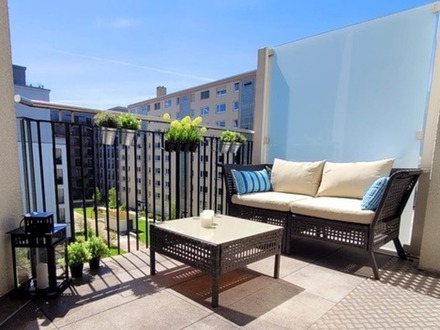 Top Business-Apartment in München-Bogenhausen mit sonnigem Balkon