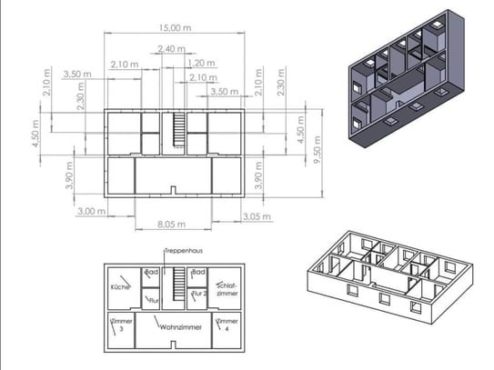 100m2, 4ZiK2B, zentrumsnah im Grünen