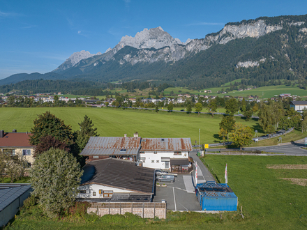 Großzügiges Grundstück mit traumhaftem Kaiserblick