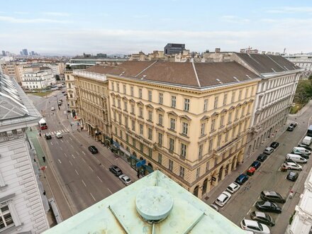 Dachgeschoßwohnungen mit Terrassen im Opernringhof