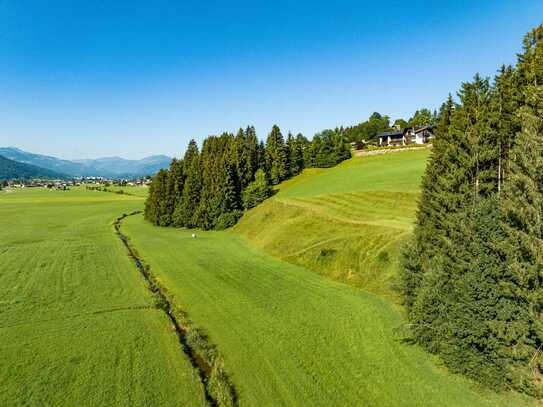 Freizeit Wohnsitz in Aussichtslage „Genehmigtes Chalet Projekt“