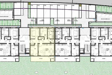 Plan der Wohnung im Gebäude