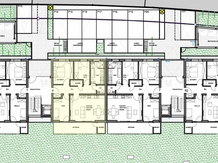 Erdgeschoss-4-Zimmer-Wohnung mit Terrasse und kleinem Garten, Neubau, Erstbezug (B4)