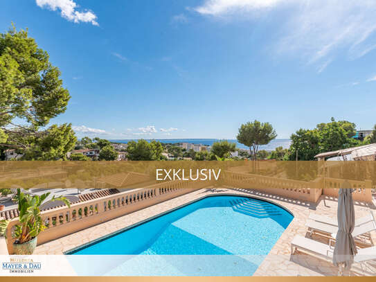 Villa mit Panoramablick in Costa d'en Blanes, Obj. 8108