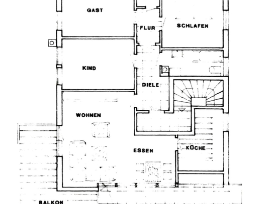 Partenheim, schöne Dachgeschoßwohnung