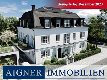AIGNER - Bezugsfertig im Dezember 2023 - Luxuriöse Maisonettwohnung mit Garten in Obermenzing