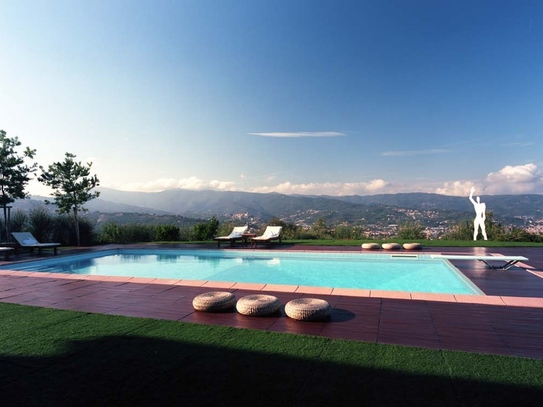 Exquisite Villa: Moderner Charme, Pool und atemberaubender Meerblick in Diano Marina