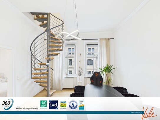 Selbstnutz oder Kapitalanlage. TOP ca. 4,65 % Rendite! Charmante Maisonettewohnung mit Altbauflair in Fü.-Südstadt.