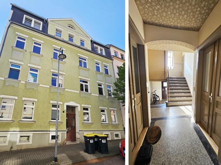 Saniertes MFH mit 3- bis 5-Raum-WE, Balkone, grünem Hof u.v.a.m.