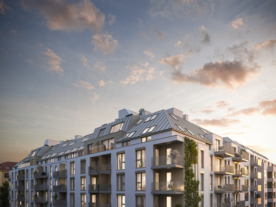 Komfort auf drei Räumen: 3-Zimmer-Maisonette-Wohnung mit Balkon und Terrasse | bei der Alten Donau