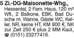 5 DG Maisonette Whg.