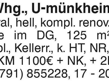 Mietwohnung in Untermünkheim (74547)