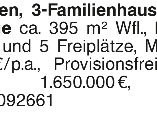 3-Familienhaus in guter Lage