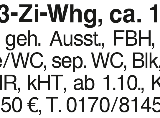 Geisl. 3-Zi-Whg