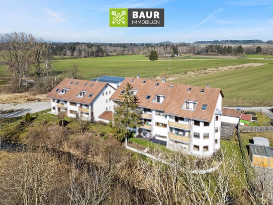 360° | Sofort frei! Gepflegte 3-Zimmer-Wohnung mit Südbalkon und Weitblick, sowie Garage in Bad Waldsee