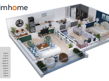 Gelegenheit! Helle gut geschnittene 3 Zimmerwohnung mit Balkon in Mainnähe.
