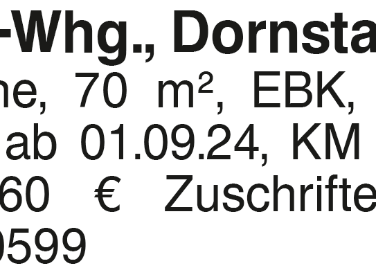 2,5-DG-Whg., Dornstadt-OT