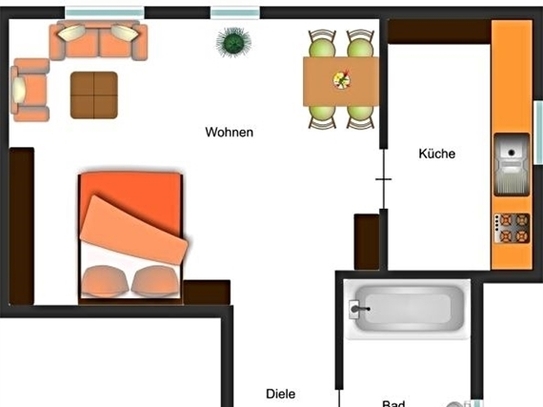 Appartement mit Perfekt wohnen Garantie