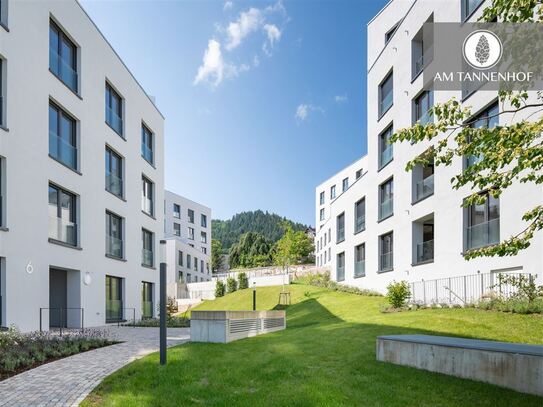 56 m² Dachterrasse mit herrlichem Ausblick: Das Penthaus AM TANNENHOF.