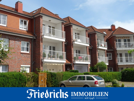 OG-Wohnung mit Südwest-Loggia und Pkw-Stellplatz in Bad Zwischenahn - ruhige, zentrumsnahe Wohnlage