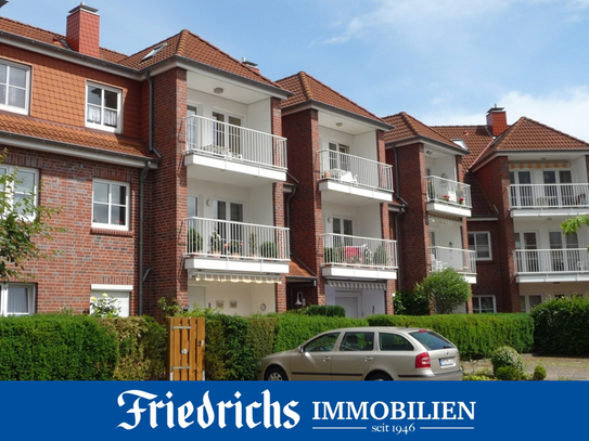 OG-Wohnung mit Südwest-Loggia und Pkw-Stellplatz in Bad Zwischenahn - ruhige, zentrumsnahe Wohnlage