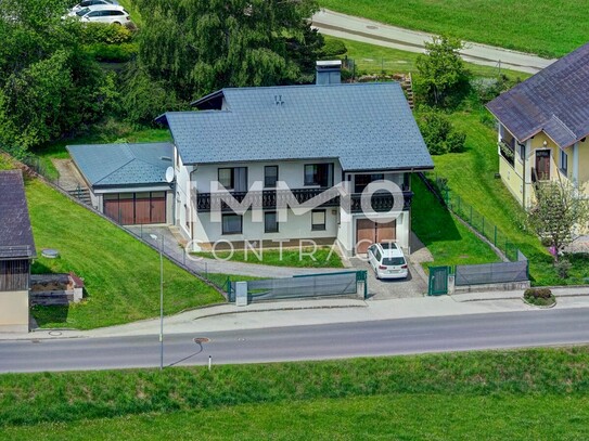 Einfamilienhaus mit Einliegerwohnung und tollen Ausblick, sowie 2 Garagen