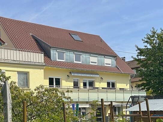 XXL-Dachterrasse und viele Extras: 4-Zi.-Wohnung in Korb