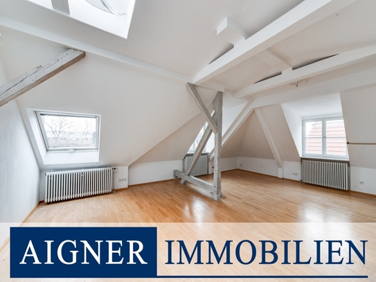 AIGNER - Helle Dachgeschosswohnung mit flexibler Nutzungsmöglichkeit in ruhiger Lage Neuhausen
