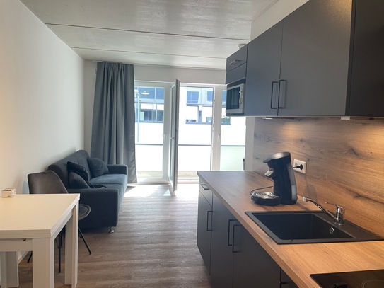 mio: 1-Zimmer Apartment vollmöbl. mit Balkon